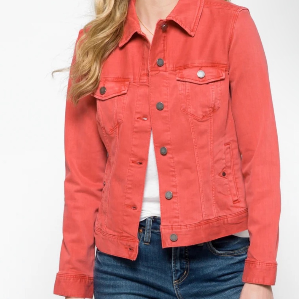 🔥LIVERPOOL🔥TEMMA CORAL FINS DENIM JACKET SIZE S